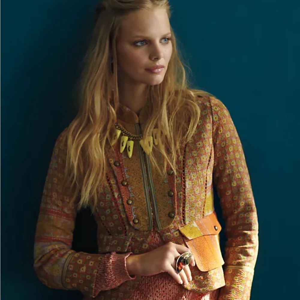 Vineet Bahl • Anthropologie • Odissi Vintage Kantha Jacket • XS